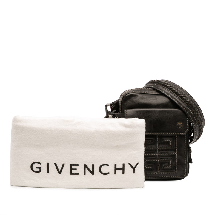 Givenchy Sacoche 4G Cuir Noir – vue 11 – GABY PARIS