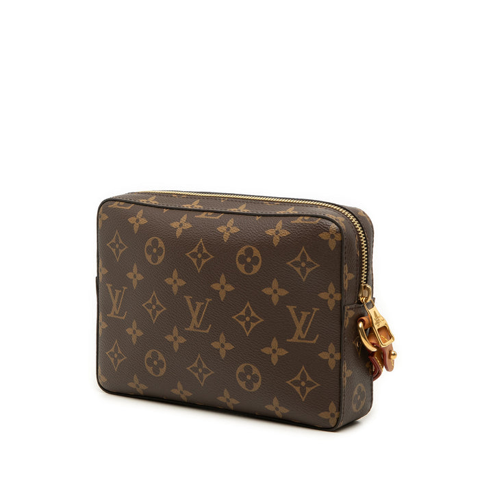 Souple Trunk Pochette Monogram Marron