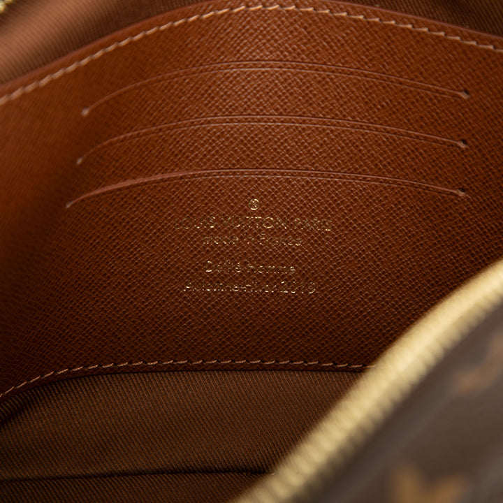 Souple Trunk Pochette Monogram Marron