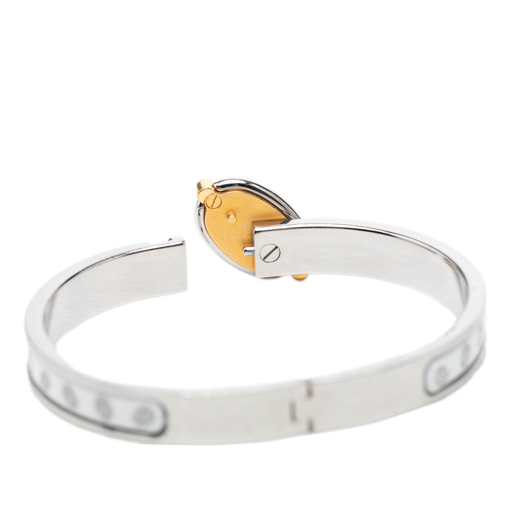 Hermès Narrow Chaine d Ancre Maillon Émail Clic Bracelet PM