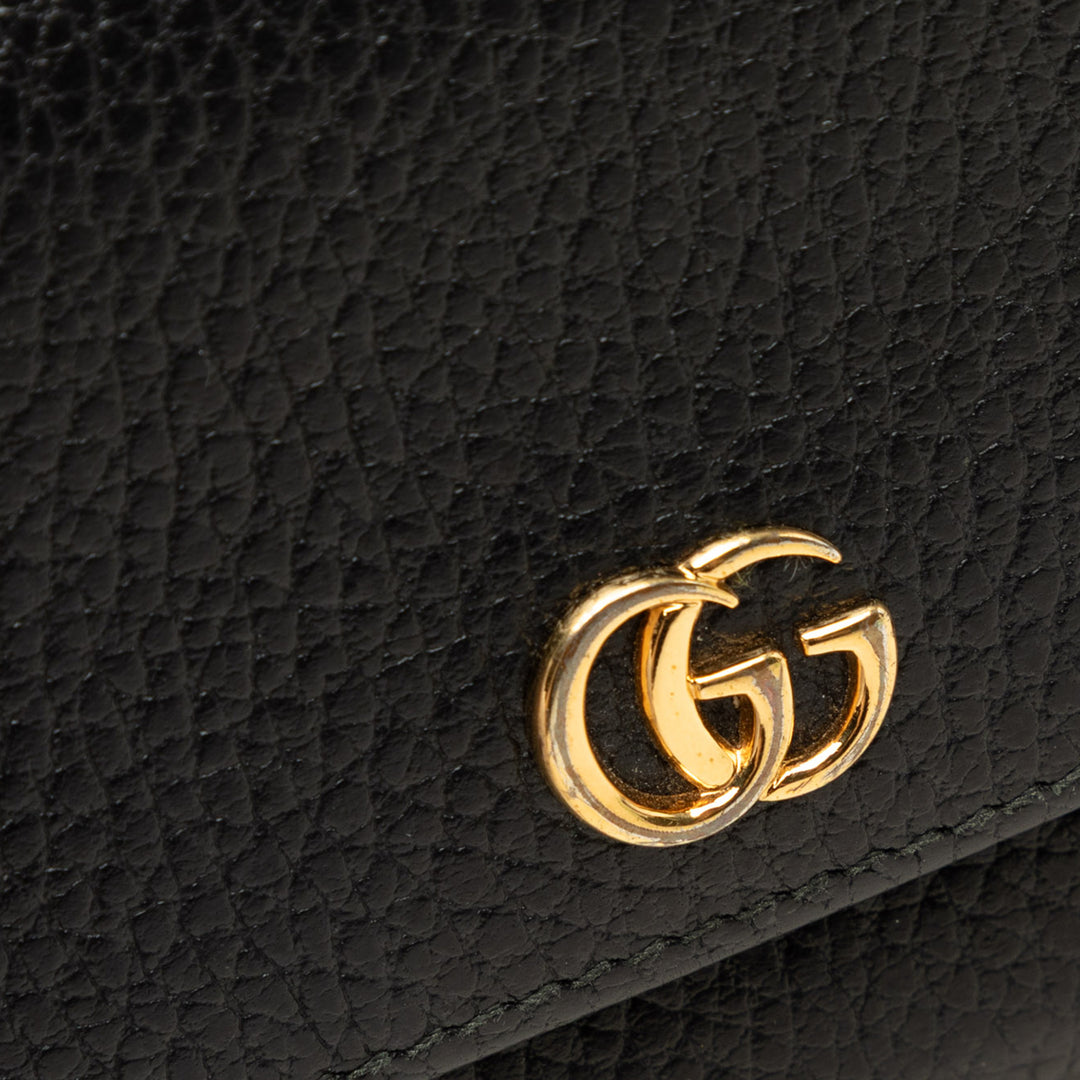 Gucci Portefeuille GG Marmont Continental long Cuir de veau Noir – vue 7 – GABY PARIS