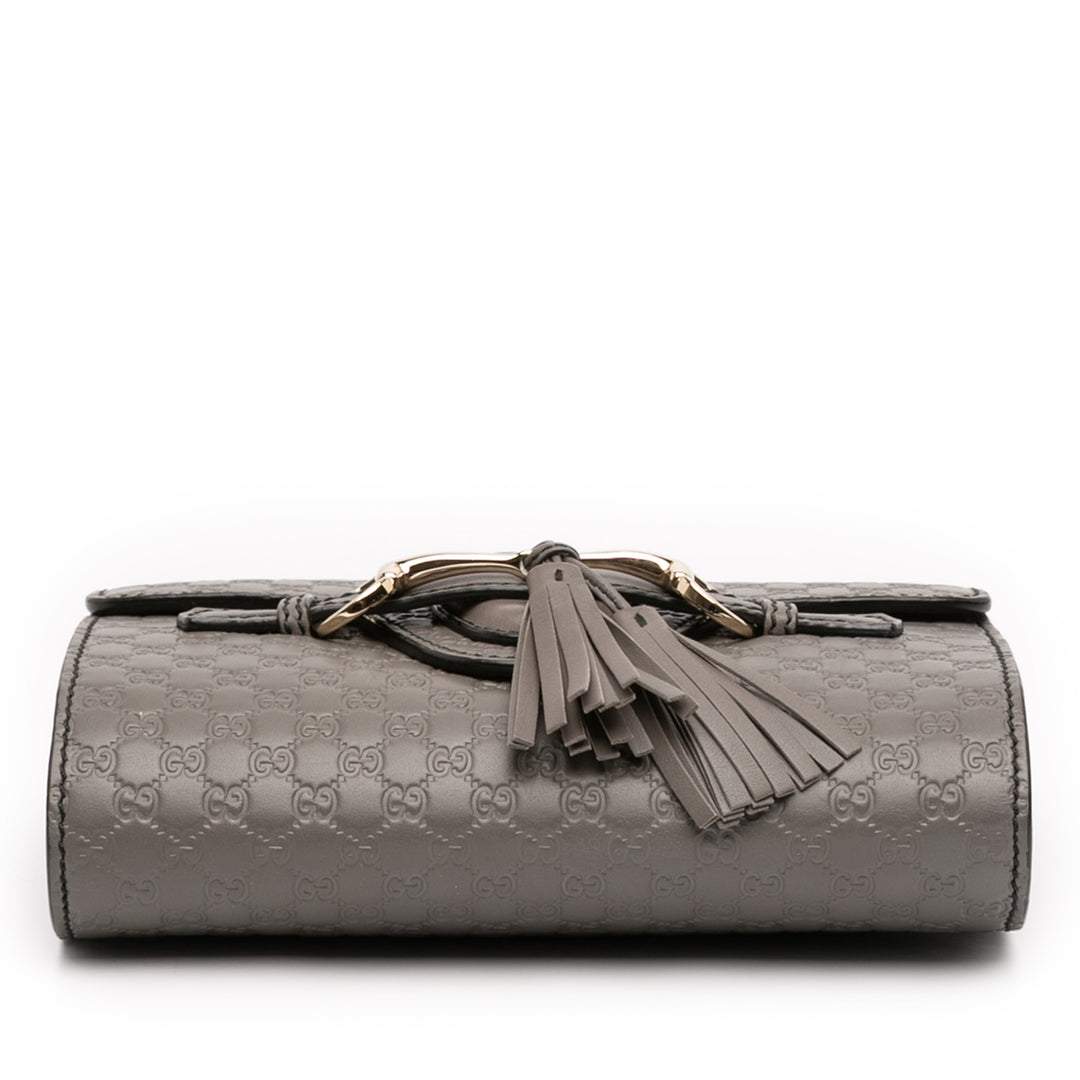 Gucci Mini Microguccissima Emily Sac porté croisé