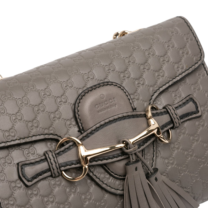 Gucci Mini Microguccissima Emily Sac porté croisé