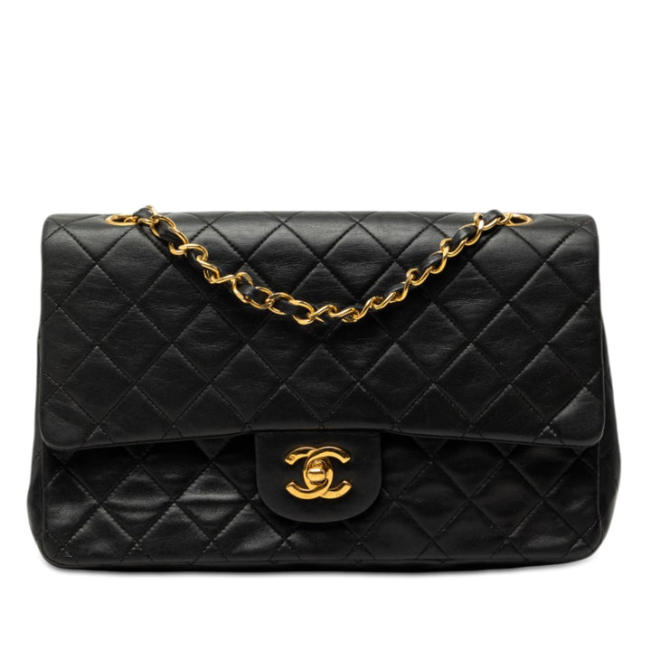 Chanel Medium Classic Cuir d’agneau Double rabat