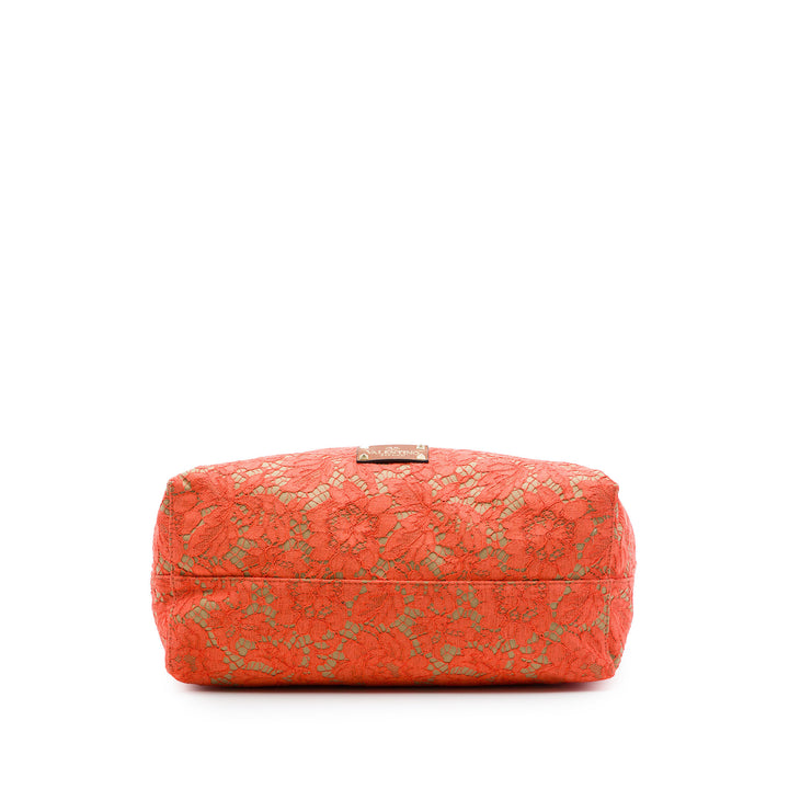 Rockstud Glam Lace Réversible Cabas Orange