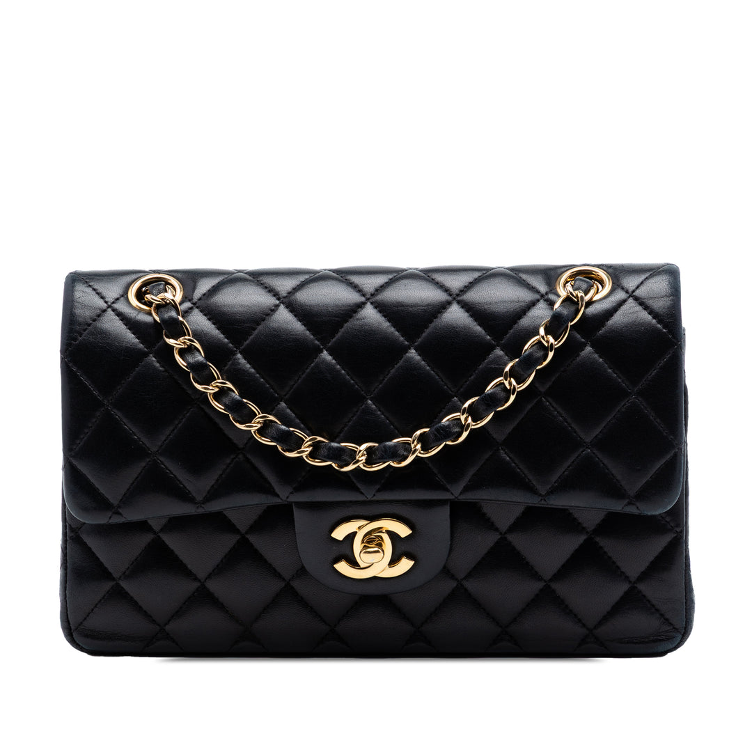 Chanel Small Classic Cuir d’agneau Double rabat