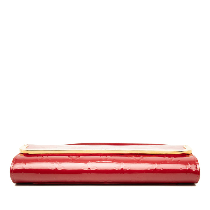 Rossmore MM Cuir verni Monogram Rouge
