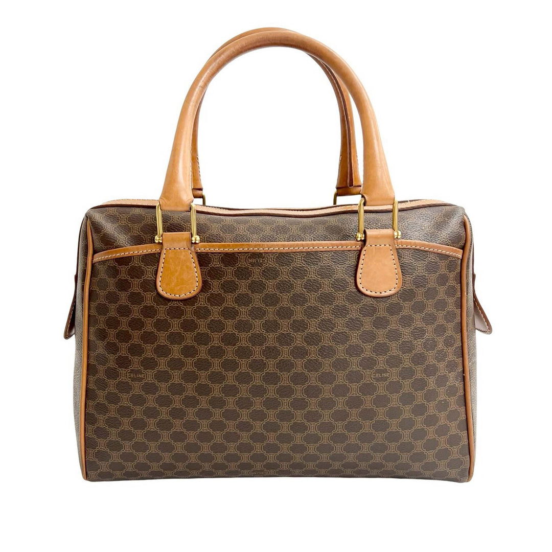 Celine Macadam Coated Toile Boston Sac