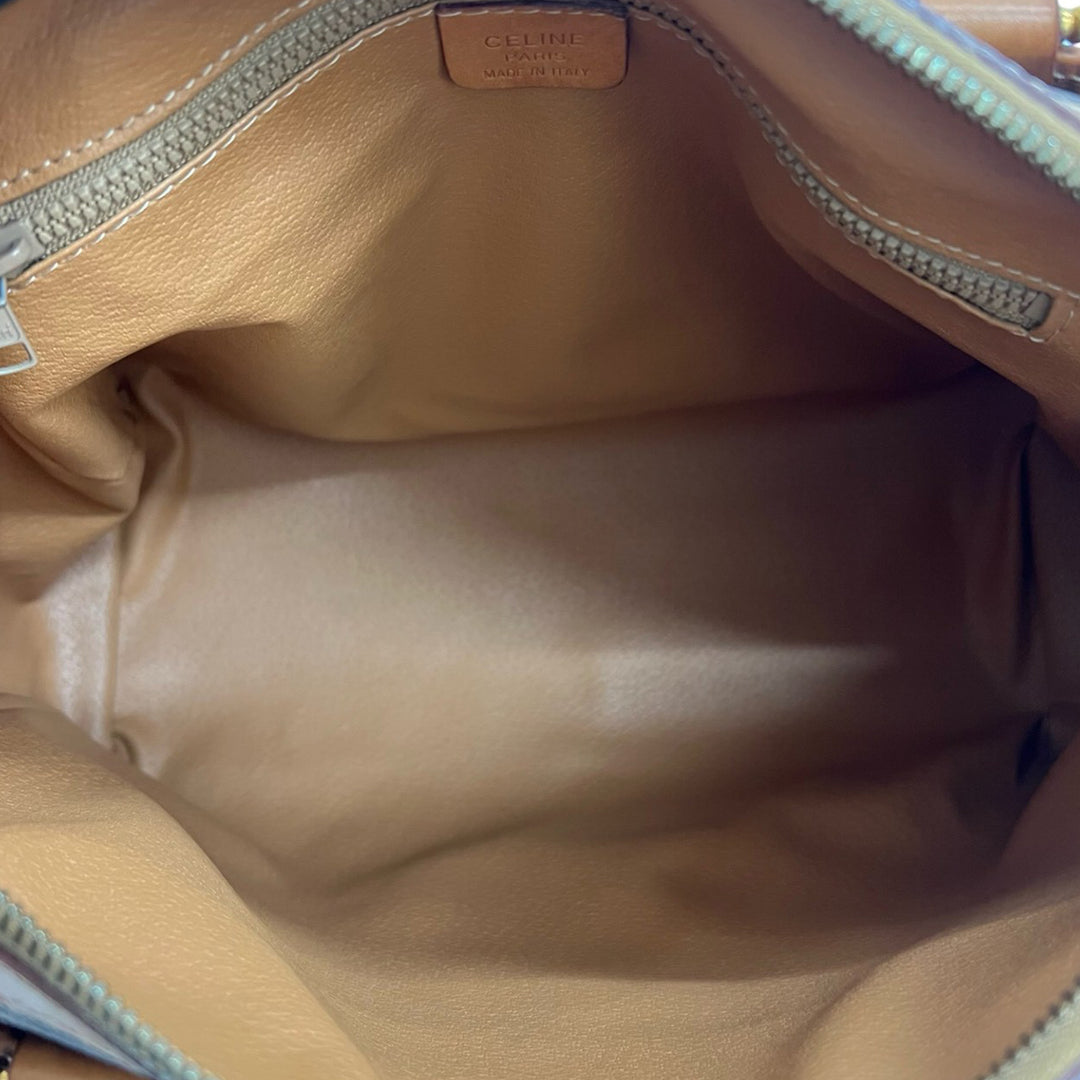 Celine Macadam Coated Toile Boston Sac