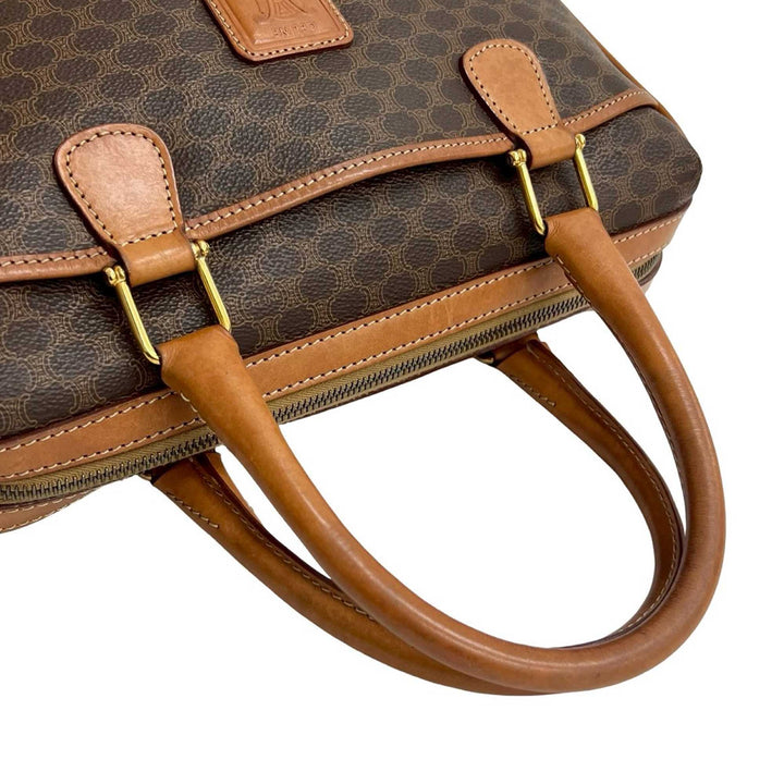 Celine Macadam Coated Toile Boston Sac