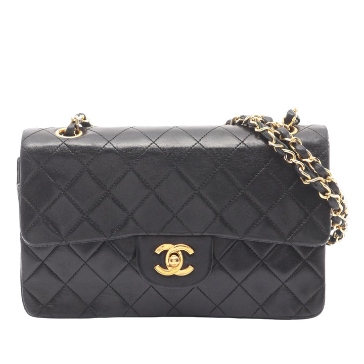 Chanel Small Classic Cuir d’agneau Double rabat