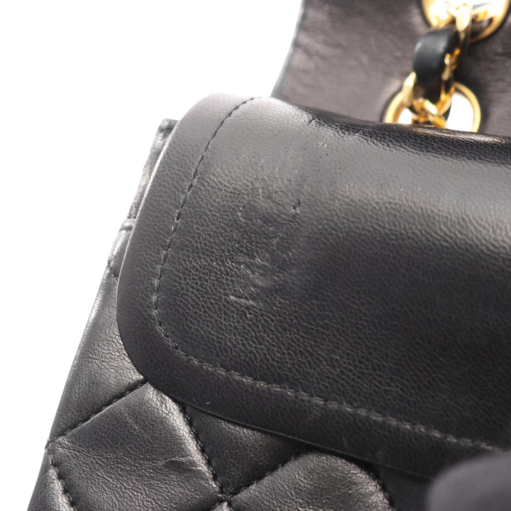 Chanel Small Classic Cuir d’agneau Double rabat