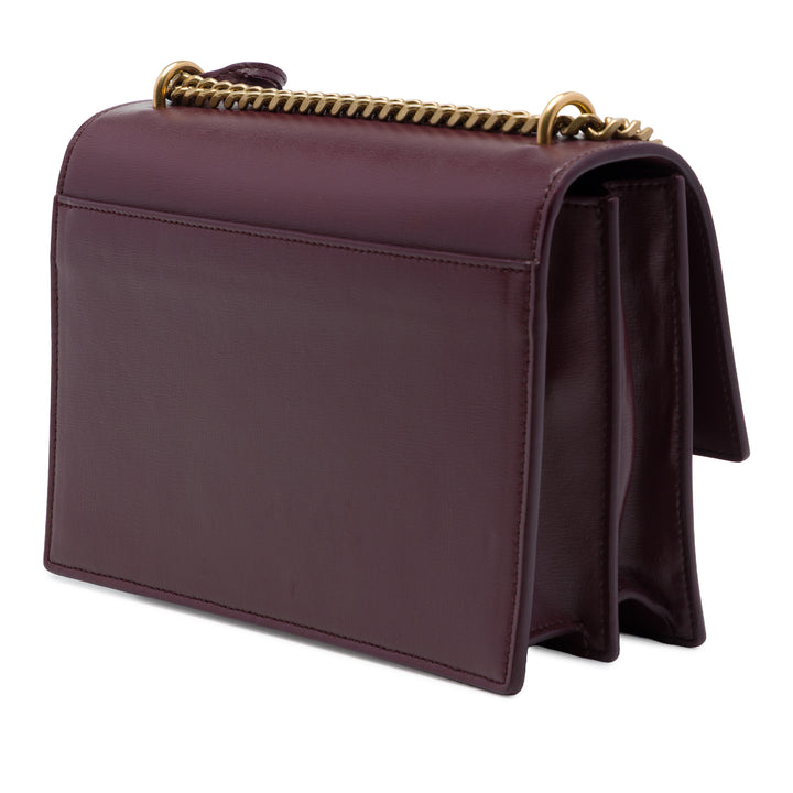 Saint Laurent Sunset Sac Moyen Cuir de veau Rouge