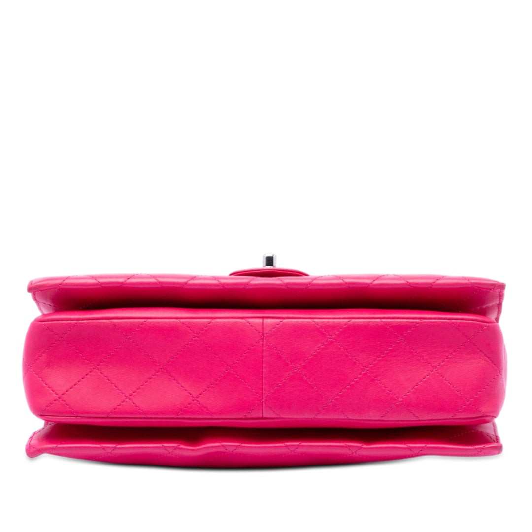 Chanel Jumbo Matelassé Cuir d’agneau 3 Accordion Double rabat