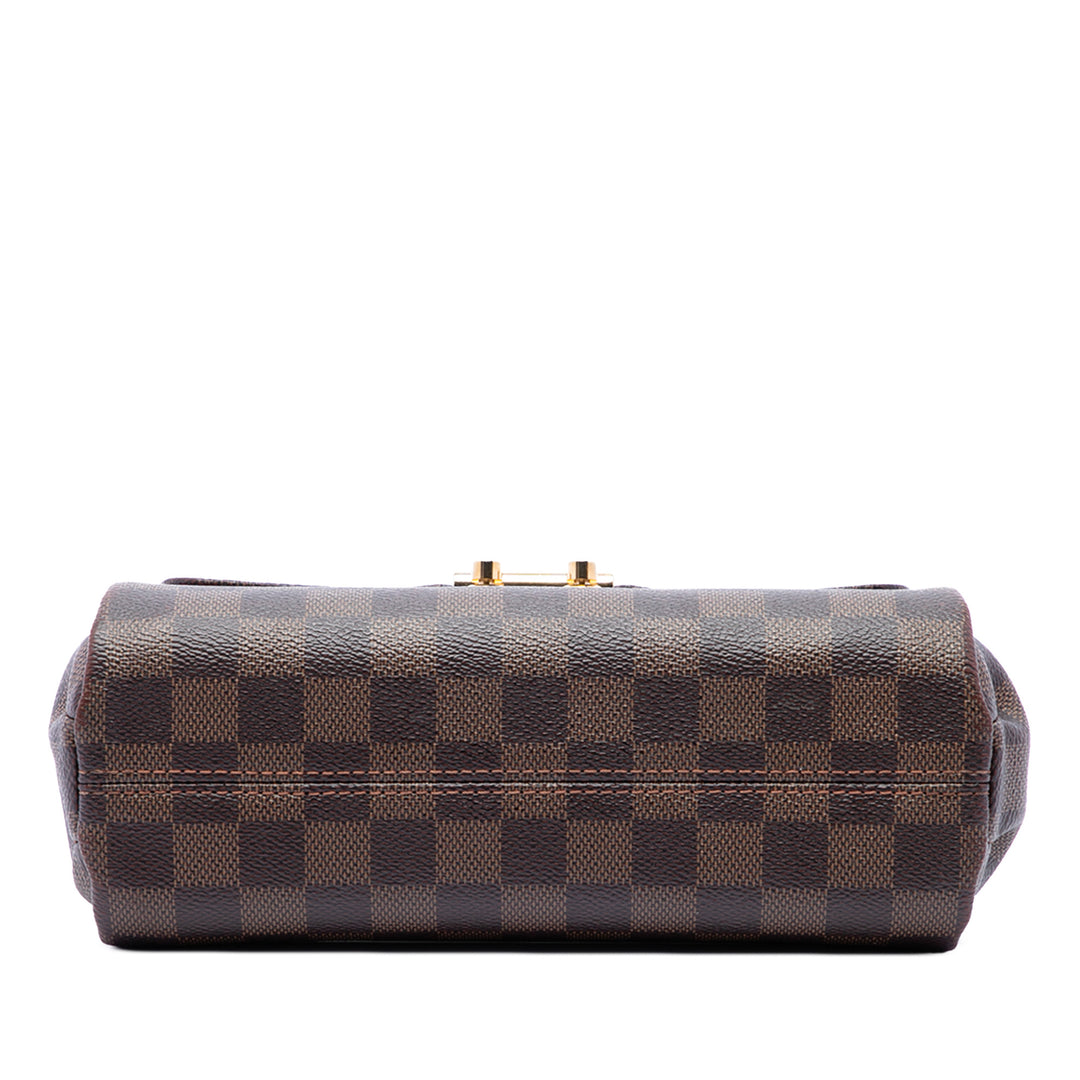 Louis Vuitton Sac à main Croisette Damier Ébène Marron – vue 3 – GABY PARIS