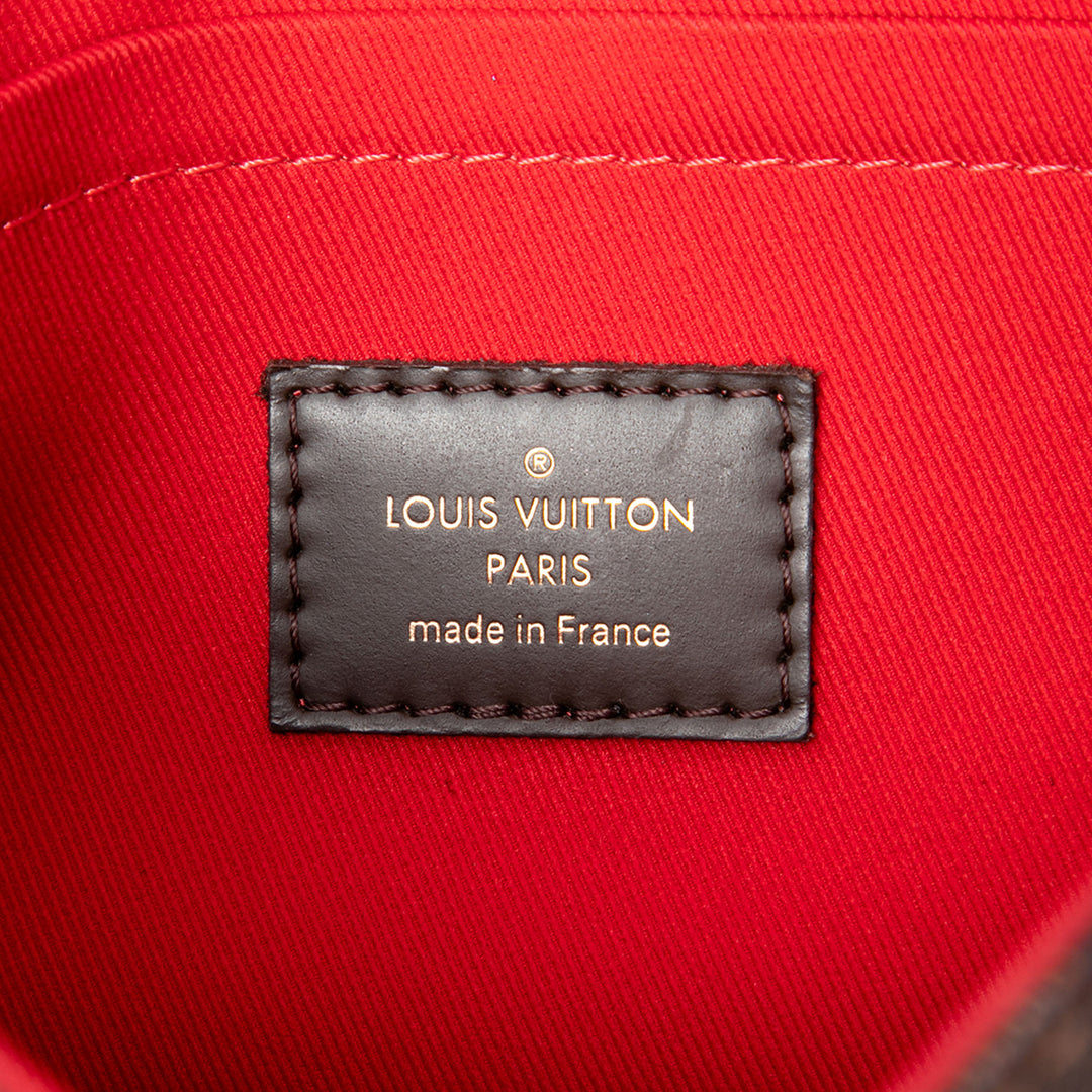 Louis Vuitton Sac à main Croisette Damier Ébène Marron – vue 5 – GABY PARIS