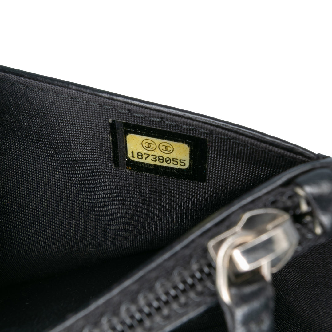 Chanel CC Quilted Cuir d’agneau Diamond Wallet On Chain Noir – GABY PARIS Authentique