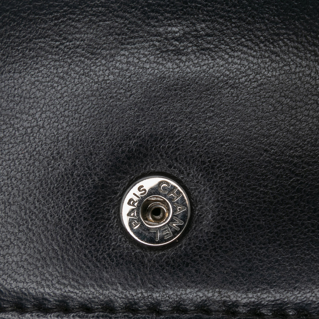 Chanel CC Quilted Cuir d’agneau Diamond Wallet On Chain Noir – GABY PARIS Authentique