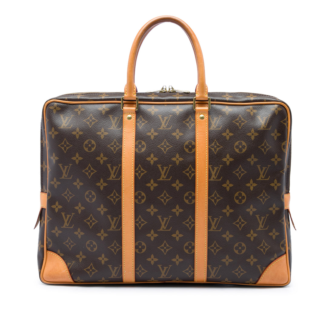 Porte Documents Voyage Monogram Marron