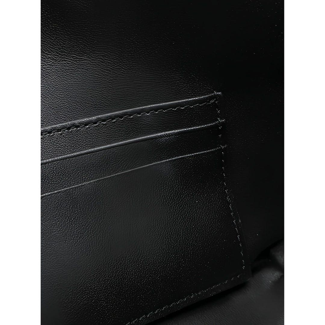 Dior Cannage Diorstar Hobo Sac avec chaîne Tweed Noir – vue 7 – GABY PARIS