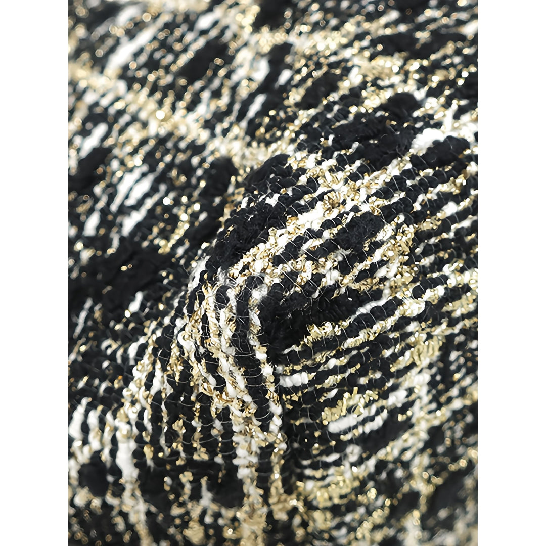 Dior Cannage Diorstar Hobo Sac avec chaîne Tweed Noir – vue 9 – GABY PARIS