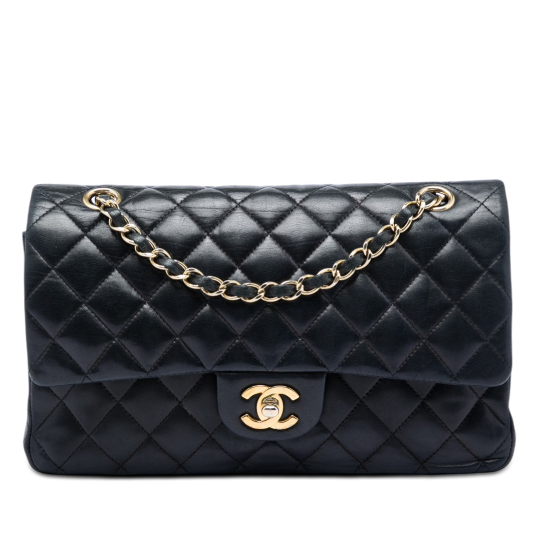 Chanel Medium Classic Cuir d’agneau Double rabat