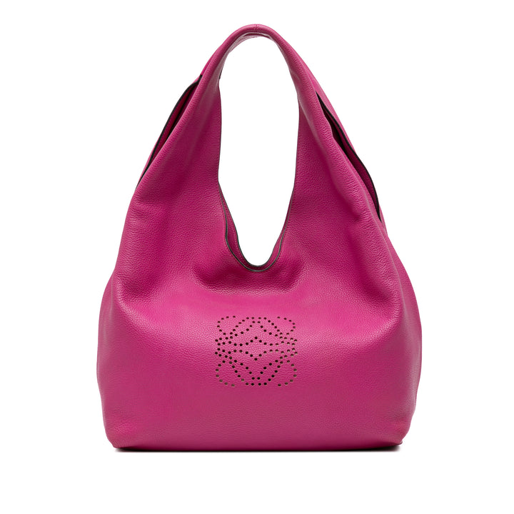 Leather Dunas Hobo Pink - Gaby Paris