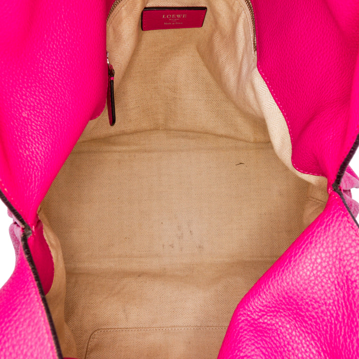 Leather Dunas Hobo Pink - Gaby Paris