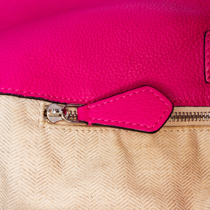 Leather Dunas Hobo Pink - Gaby Paris