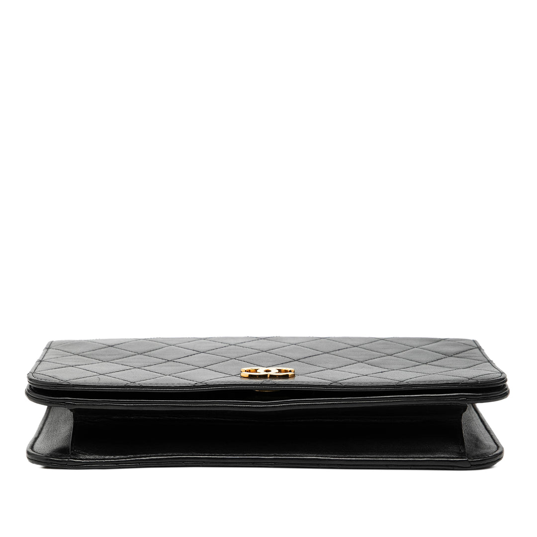 Chanel CC Matelassé Cuir d’agneau Full Simple rabat