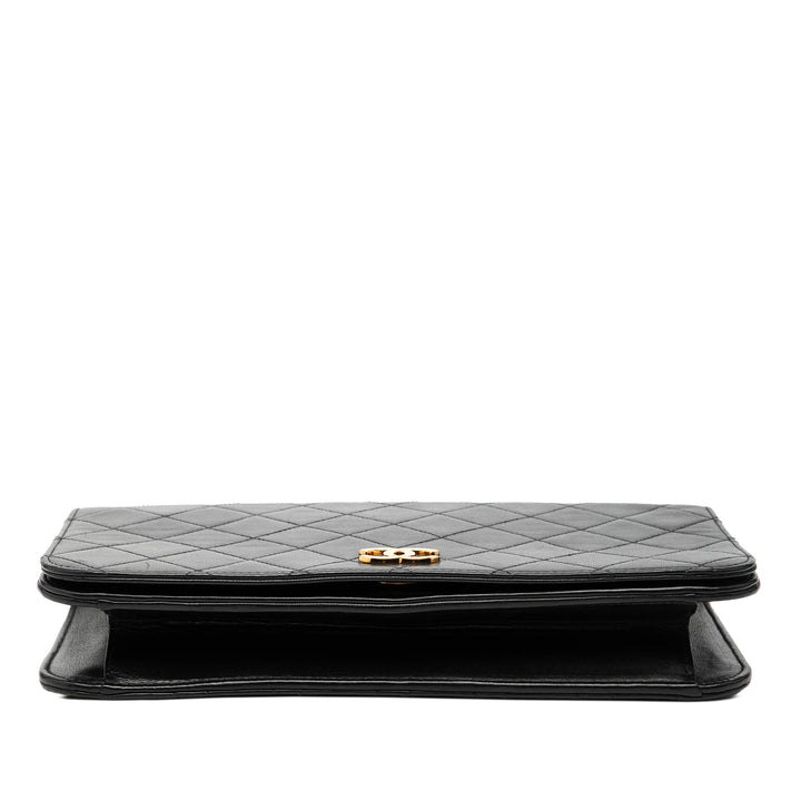 Chanel CC Matelassé Cuir d’agneau Full Simple rabat