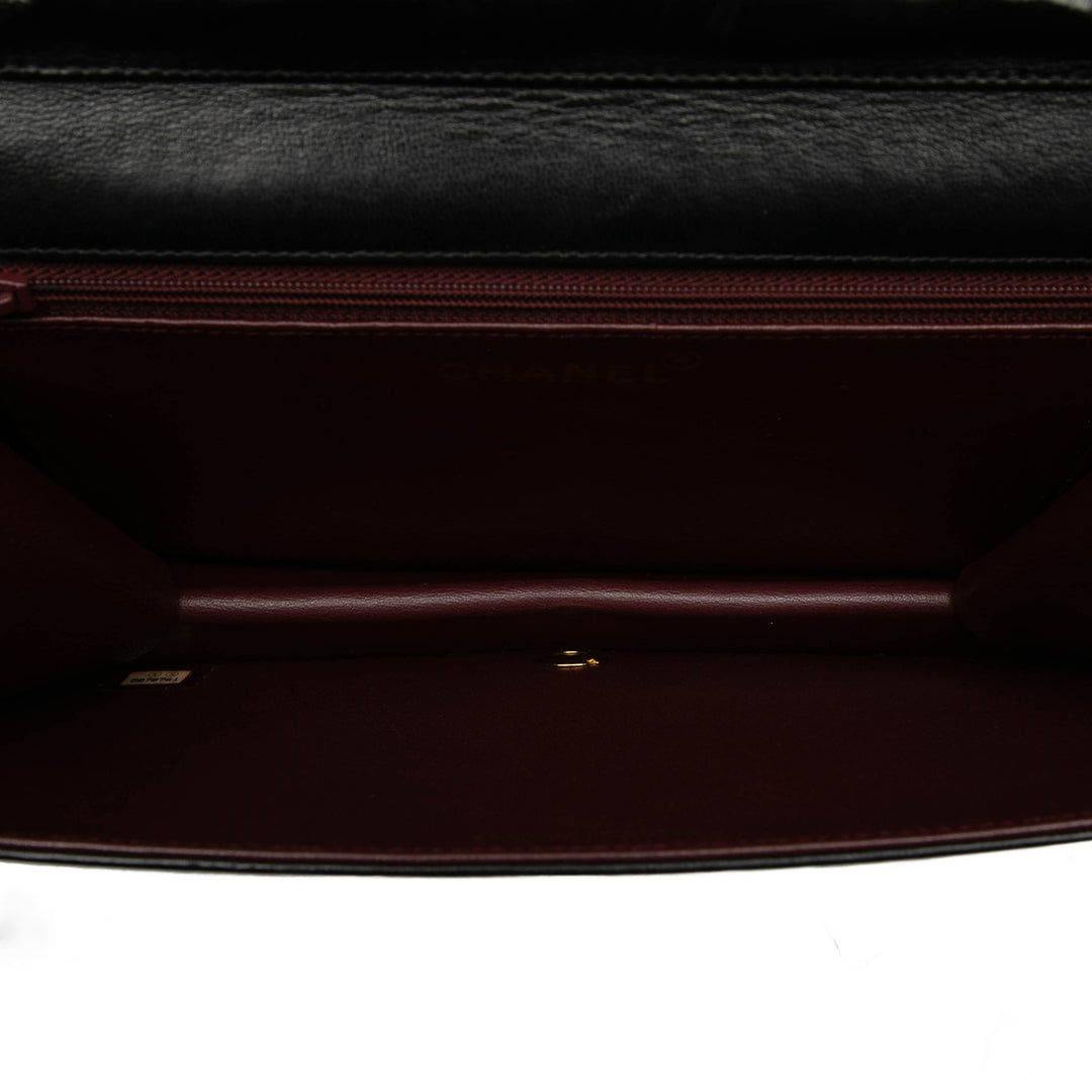 Chanel CC Matelassé Cuir d’agneau Full Simple rabat