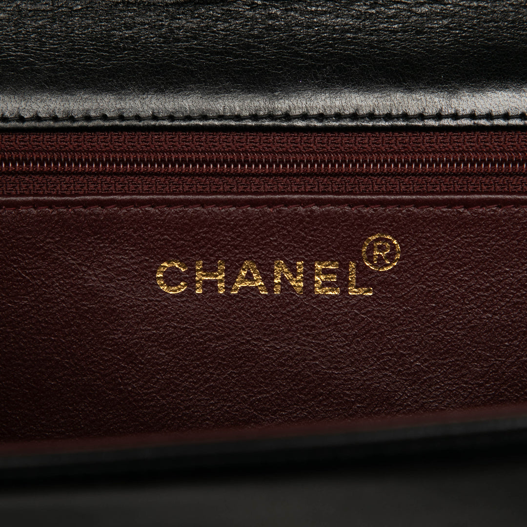 Chanel CC Matelassé Cuir d’agneau Full Simple rabat