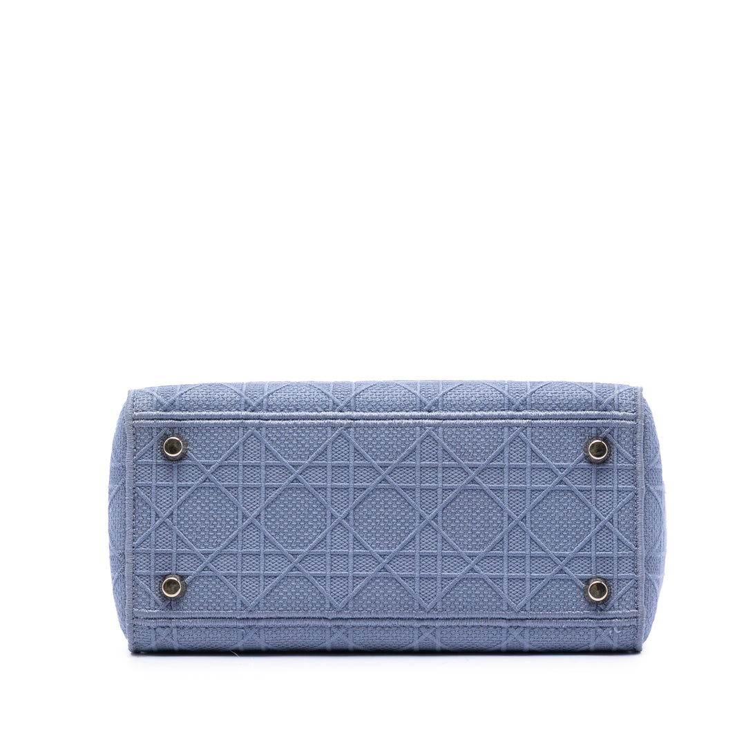 Dior Medium Toile Cannage Lady D Lite