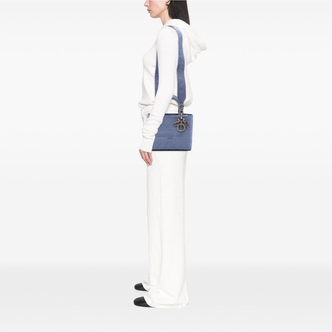 Dior Medium Toile Cannage Lady D Lite