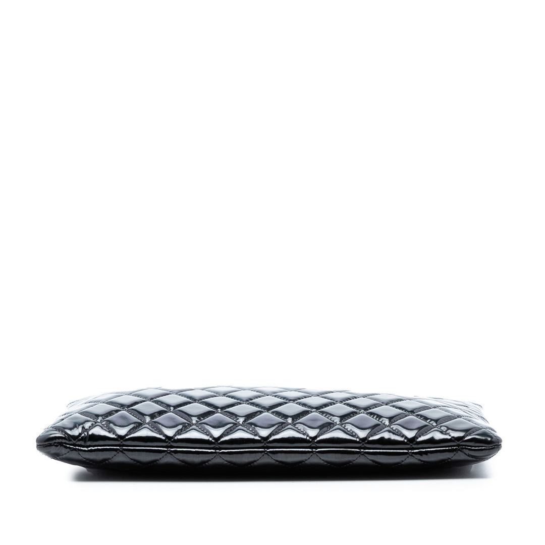 Matelassé O Étui Pochette Grand Noir