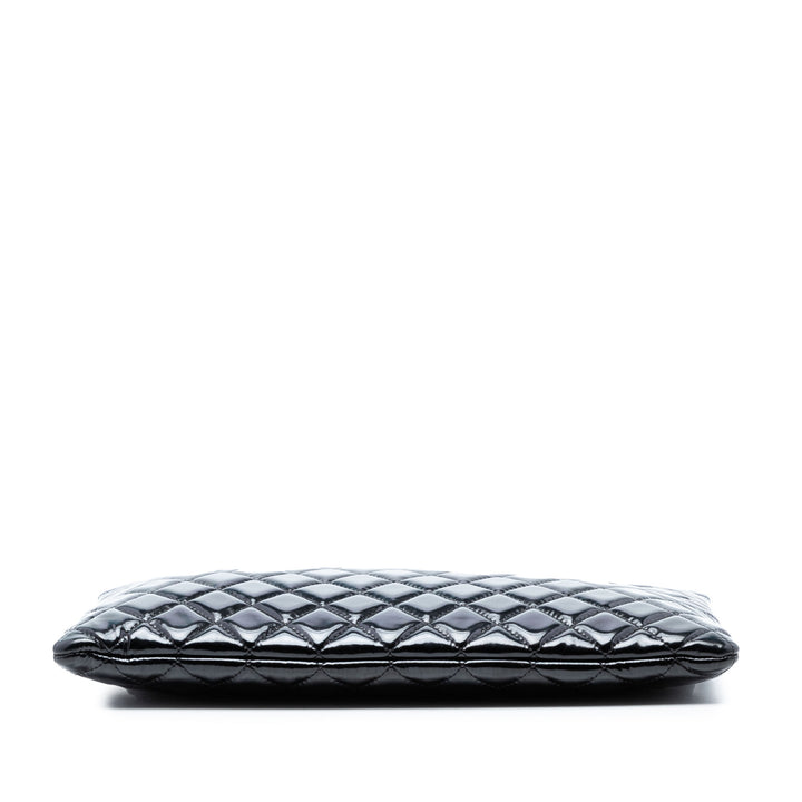 Matelassé O Étui Pochette Grand Noir