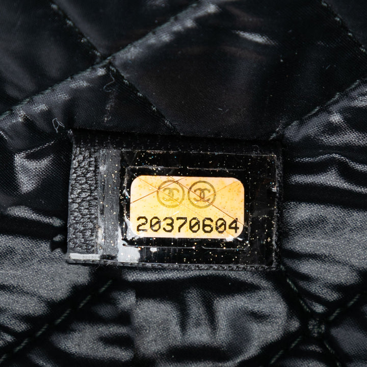 Matelassé O Étui Pochette Grand Noir