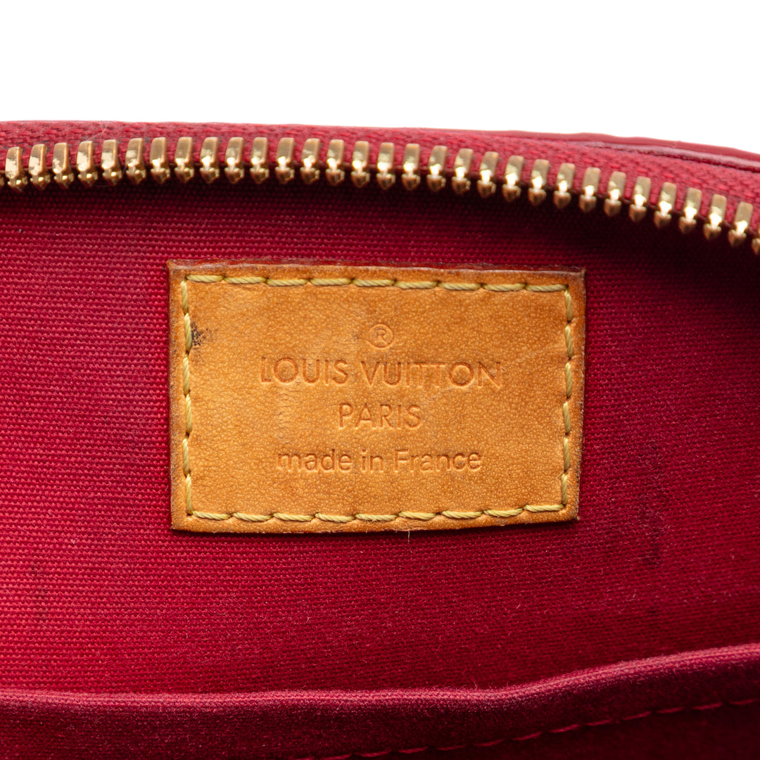 Alma BB Cuir verni Monogram Rouge