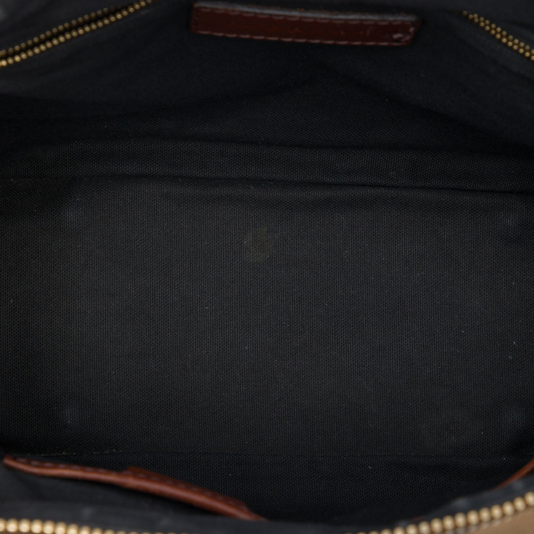 Burberry Sac à main à finitions House Check Bridle Orchard Petit Marron – vue 4 – GABY PARIS