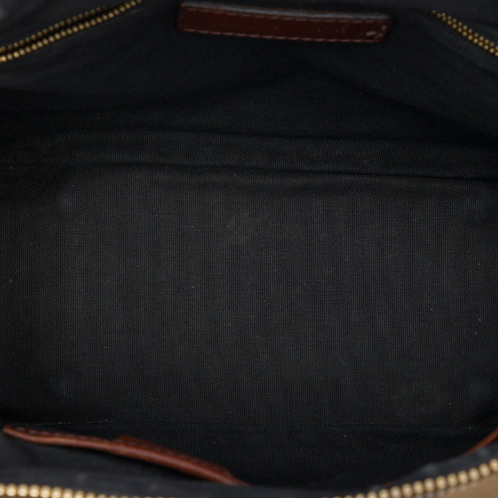 Burberry Sac à main à finitions House Check Bridle Orchard Petit Marron – vue 4 – GABY PARIS
