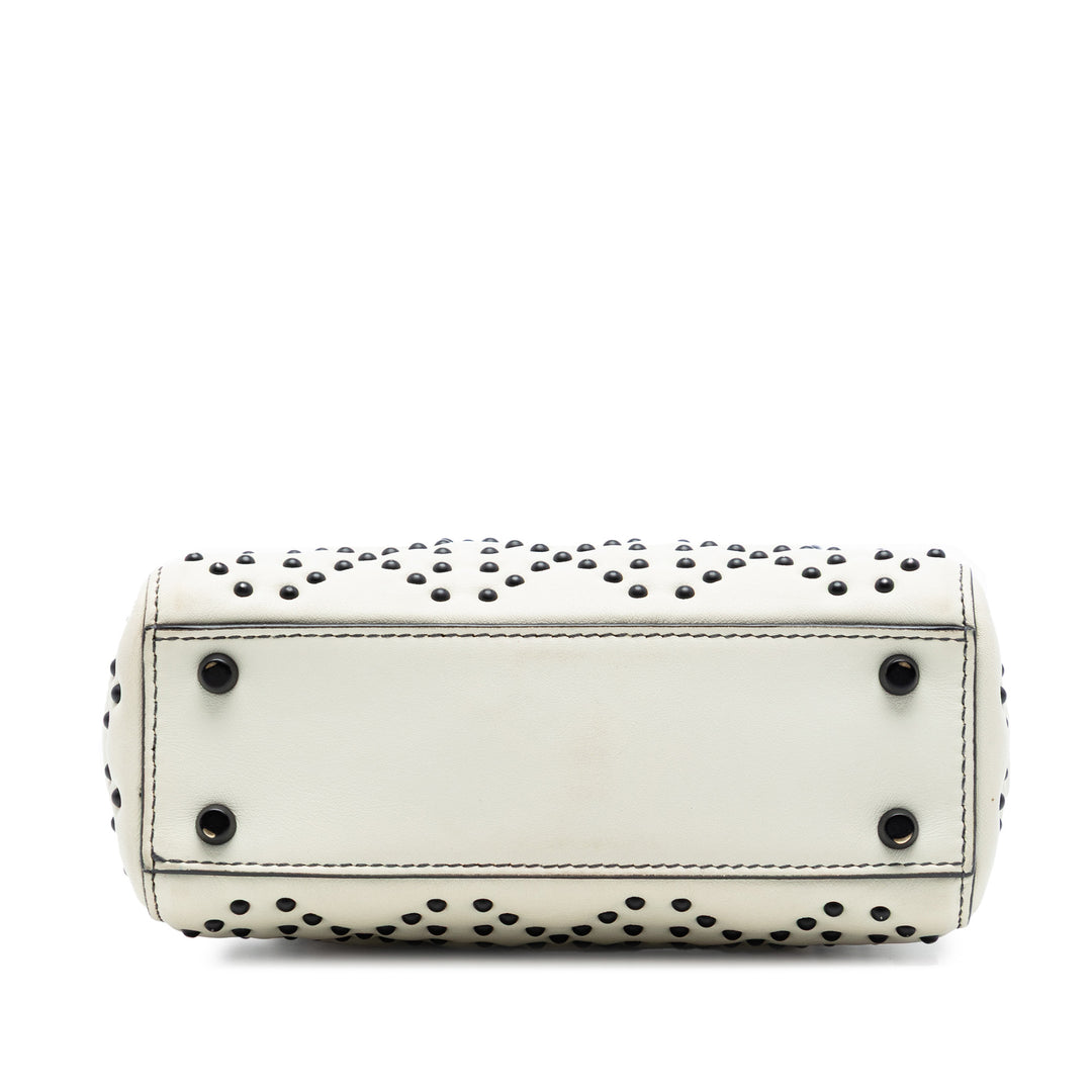 Dior Mini Cuir d’agneau Cannage clouté Supple Lady Dior