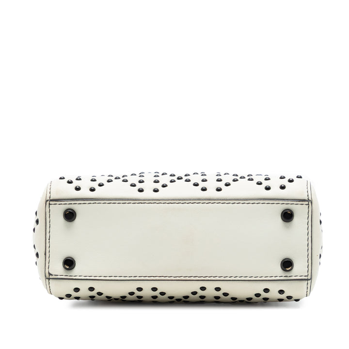 Dior Mini Cuir d’agneau Cannage clouté Supple Lady Dior