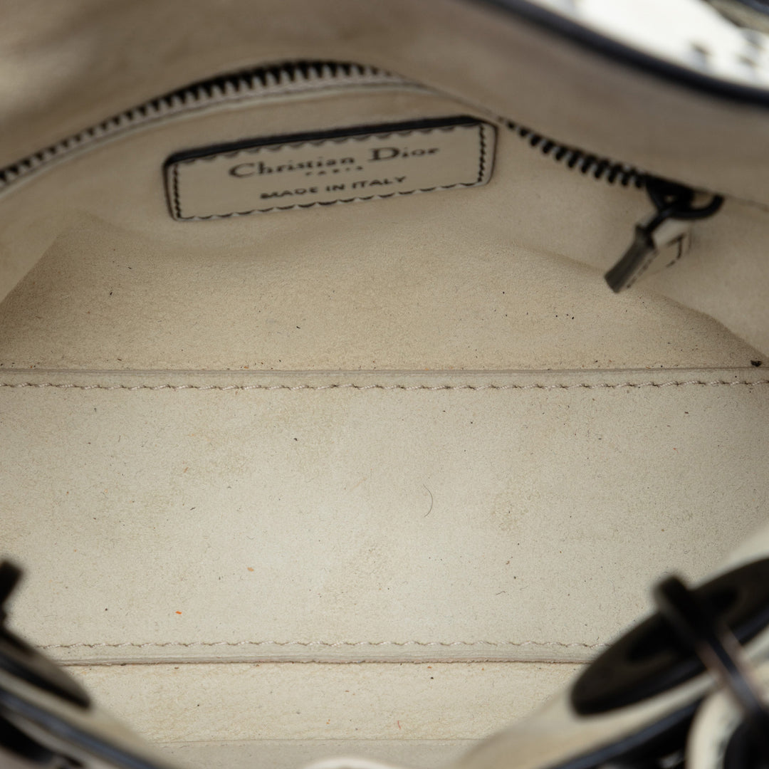 Dior Mini Cuir d’agneau Cannage clouté Supple Lady Dior