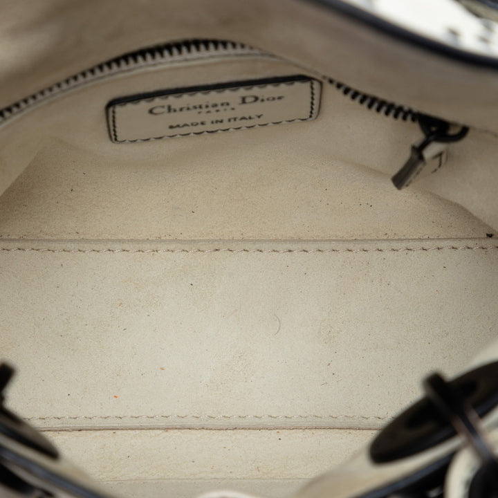 Dior Mini Cuir d’agneau Cannage clouté Supple Lady Dior