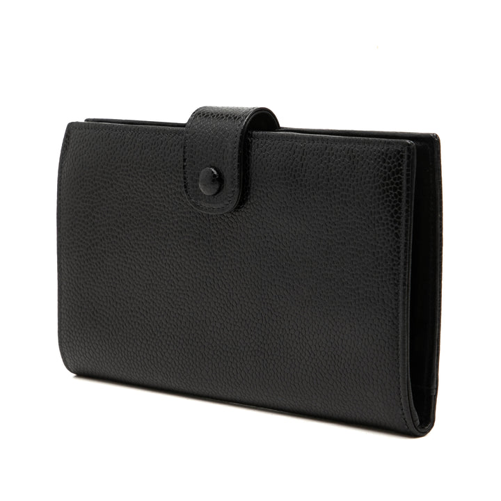Chanel CC French Portefeuille long Cuir caviar Noir – vue 2 – GABY PARIS