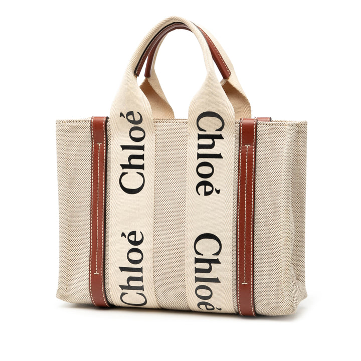 Chloé Small Toile Woody Cabas