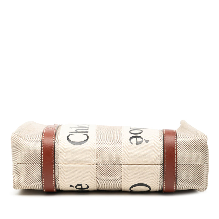 Chloé Small Toile Woody Cabas