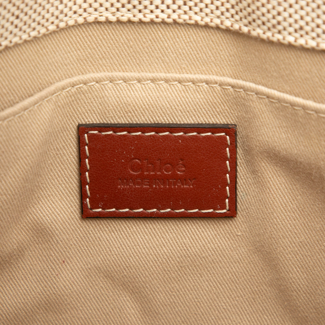 Chloé Small Toile Woody Cabas