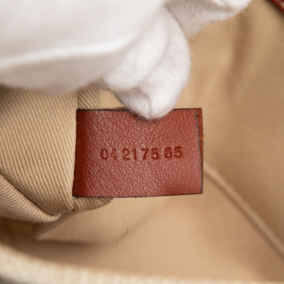 Chloé Small Toile Woody Cabas